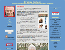 Tablet Screenshot of grannybuttons.com